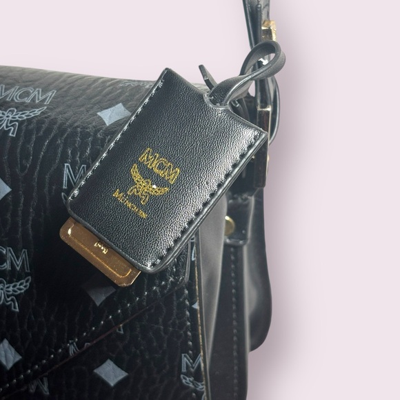Mcm Patricia Visetos Shoulder Bag black - Picture 3 of 10